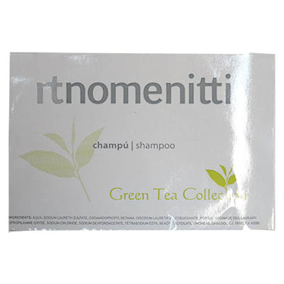 SACHET 10GR CHAMPU TE VERDE NOMENITTI