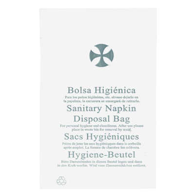 BOLSA HIGIENICA 16X26 PE BLANCA STANDARD