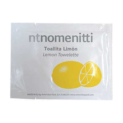 SACHET TOALLITA LIMON NOMENITTI