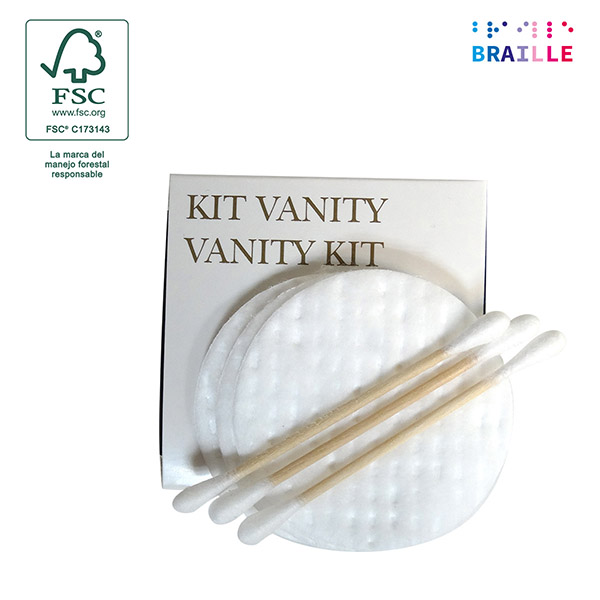KIT VANITY 3DISCOS+3BASTONCILLOS FSC BR TWO COLORS