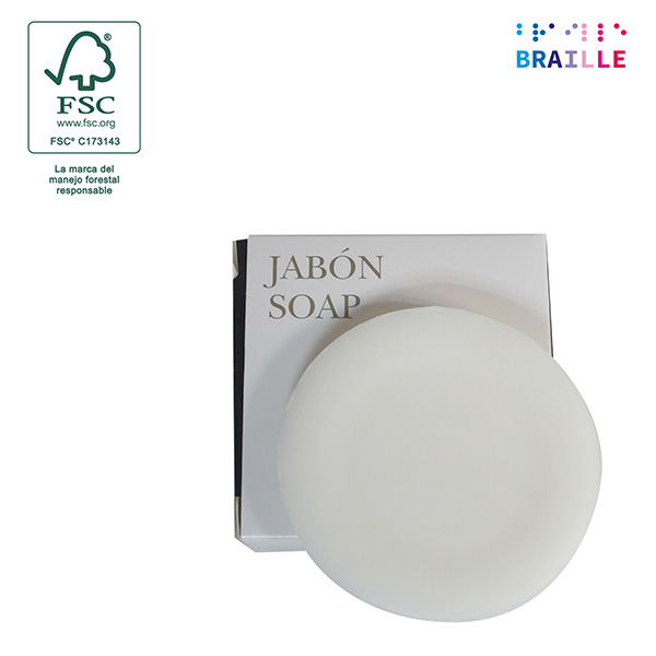 JABÓN STD 20GR BCO TE VERDE FSC BR TWO COLORS