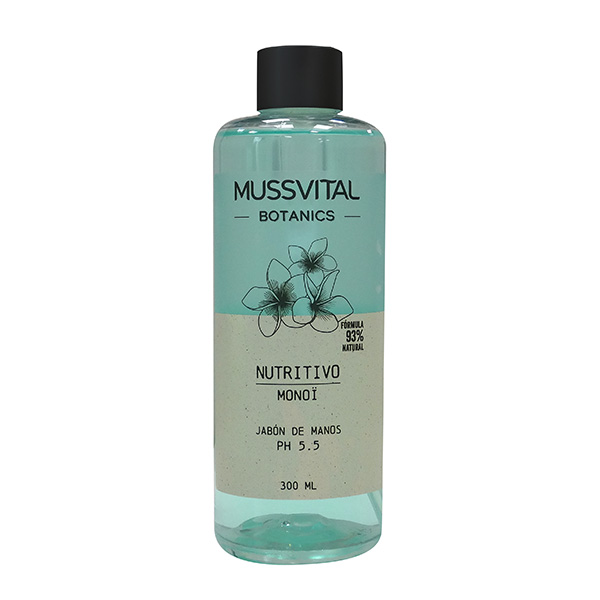 BOTELLA G 300ML AO MB JABÓN MUSSVITAL BOTANICS